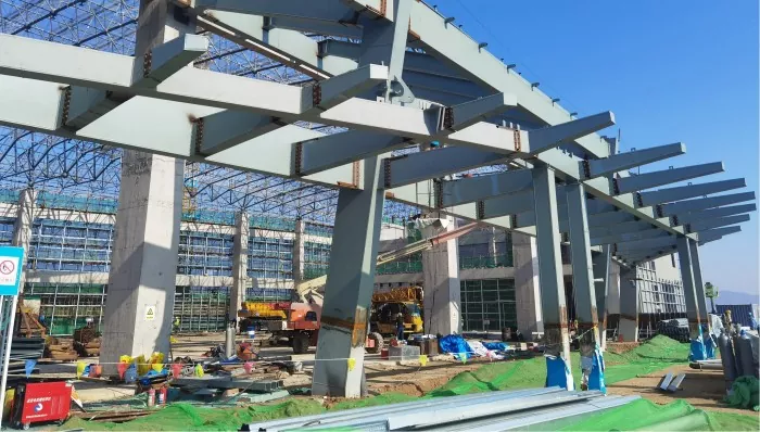 Steel Modern Minimalist Station Building