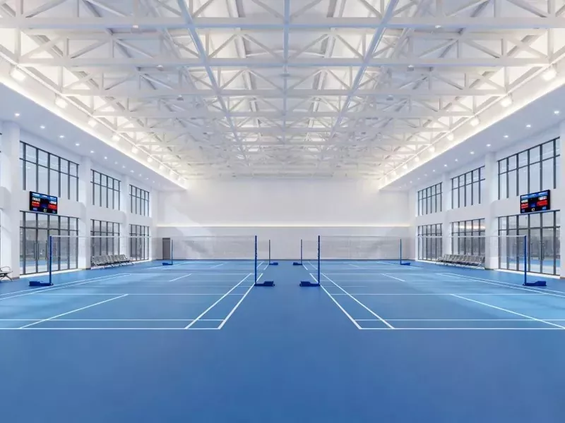 Kostruzzjoni ta 'l-Azzar ta' Sala ta 'Badminton ta' ġewwa