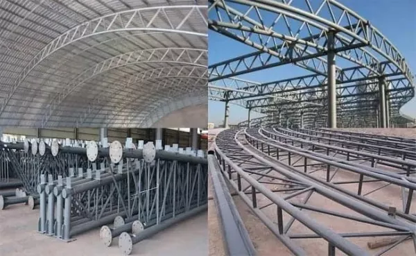 Pipe Truss Stations Kostruzzjoni tal-Azzar